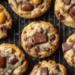 Chocolate Chip Cookies with Cadbury Egg Pieces