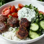 Mediterranean Meatball Bowl