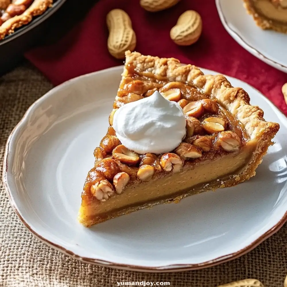 Peanut Pie with Peanut Butter Crust