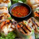 Grilled Crab Rolls in Rice Paper