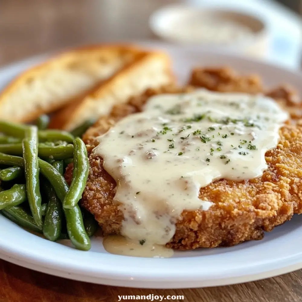 Southern-Style Chicken Fried Steak with Country Gravy