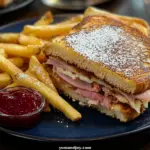 Classic Monte Cristo Sandwich with Fries