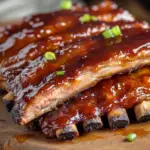 Sticky Honey Bourbon BBQ Ribs