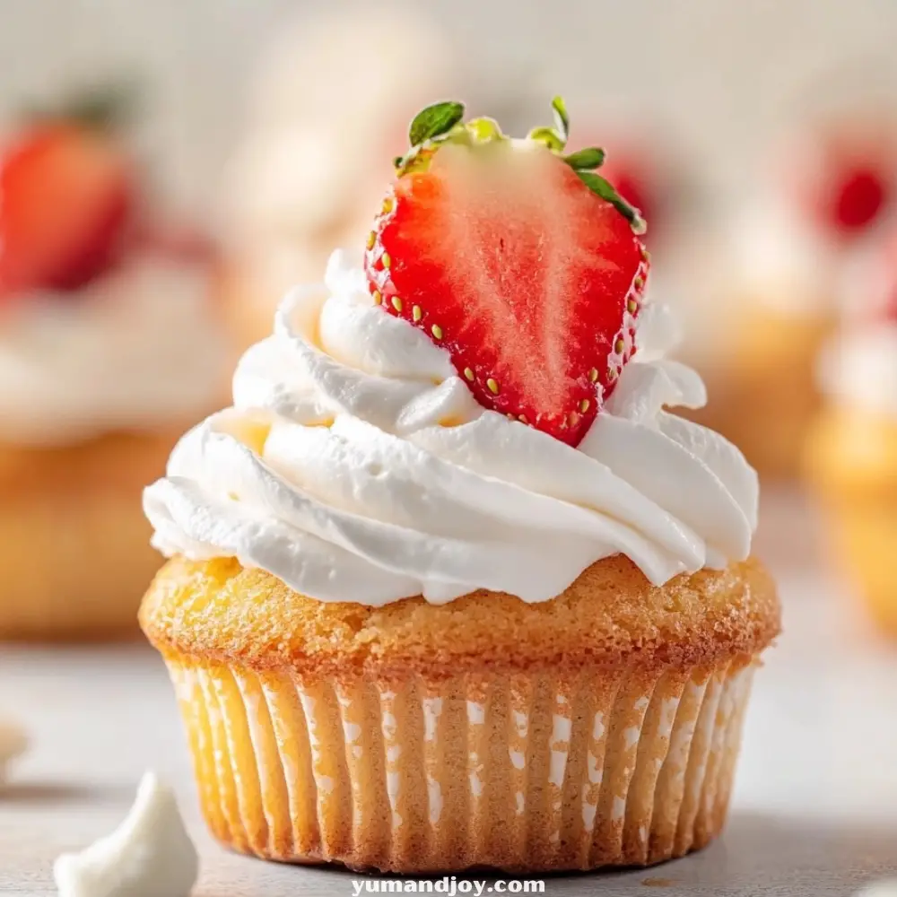 Strawberry Shortcake Cupcakes