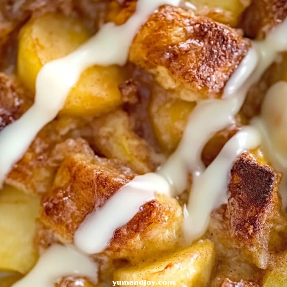 Cinnamon Roll Apple Casserole
