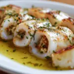 Garlic Herb Stuffed Calamari