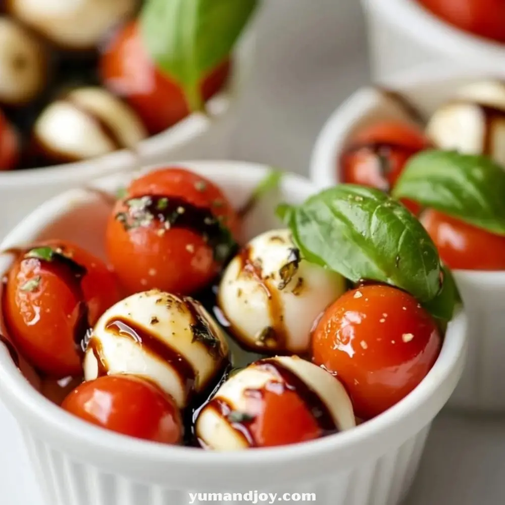 Mini Caprese Salad Cups