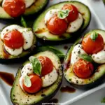 Caprese Stuffed Avocados (Fresh & Easy Appetizer) 3 Caprese Stuffed Avocados (Fresh & Easy Appetizer)