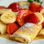 Strawberry & Cream Crepes 3 Strawberry & Cream Crepes