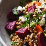 Wheat Berry Salad with Beets and Feta
