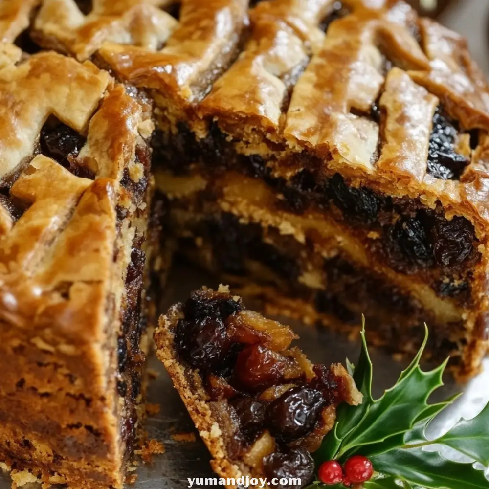 Traditional Scottish Black Bun Cake