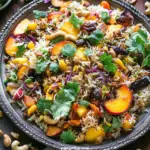 Peach and Cashew Biryani Salad