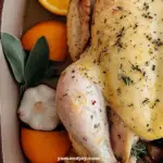 Butter Roast Chicken with Citrus and Garlic