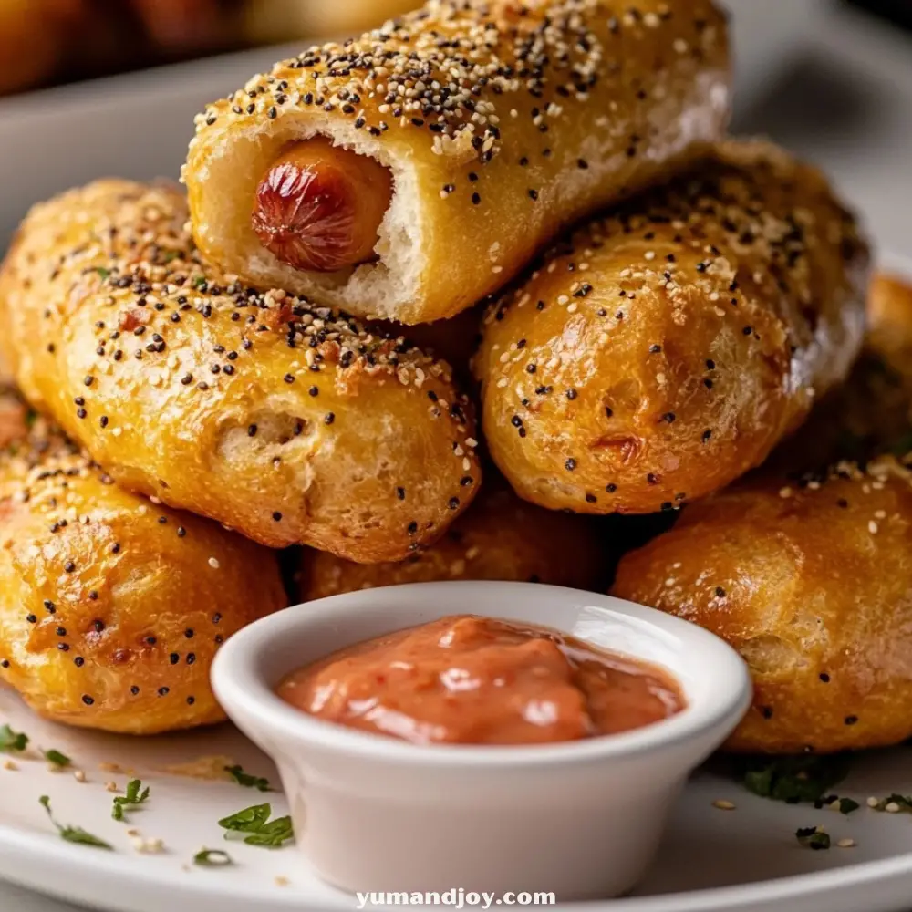 Everything Bagel Beer Dogs
