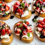 Strawberry Goat Cheese Bruschetta