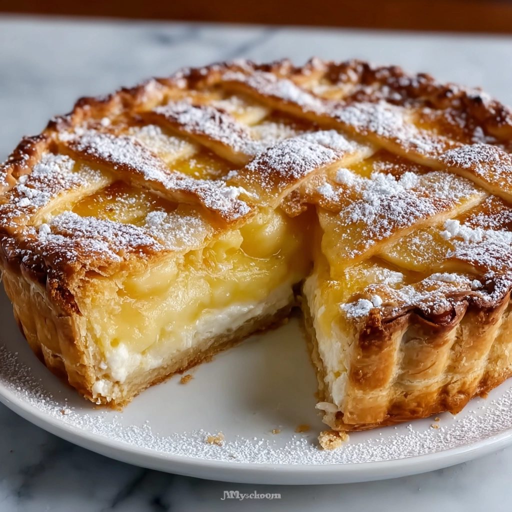 Italian Ricotta Easter Pie Recipe - Recipe Image