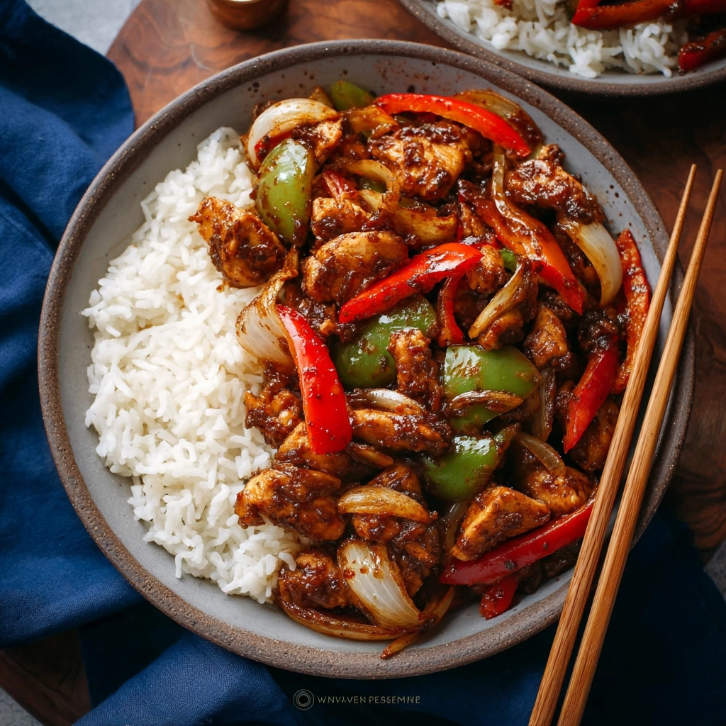 Black Pepper Chicken Recipe - Recipe Image