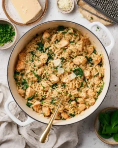 One Pot Chicken Orzo Recipe