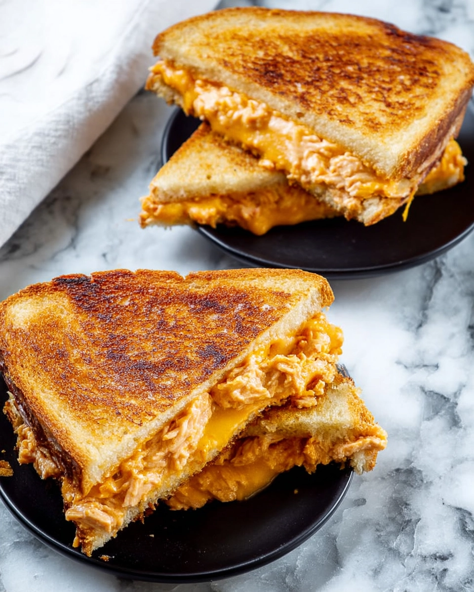 Buffalo Chicken Grilled Cheese Recipe